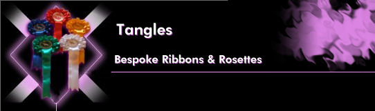 Tangles Rosttes - Bespoke Ribbons & Rosettes